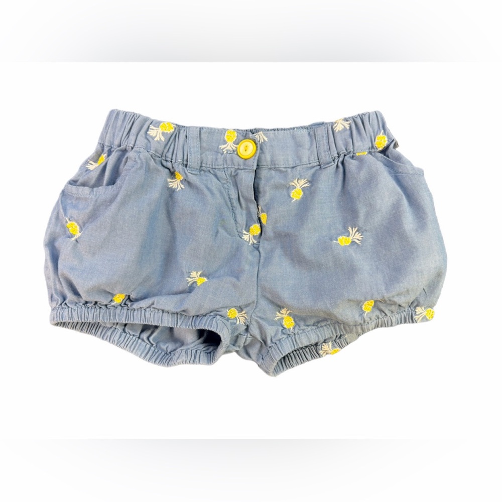 PAUL SMITH Baby Pineapple Embroidered Shorts- 2 Years